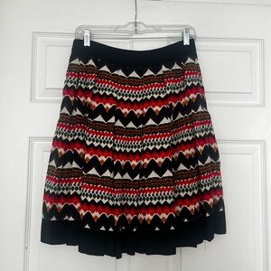 Fei Patterned Pleated Skirt